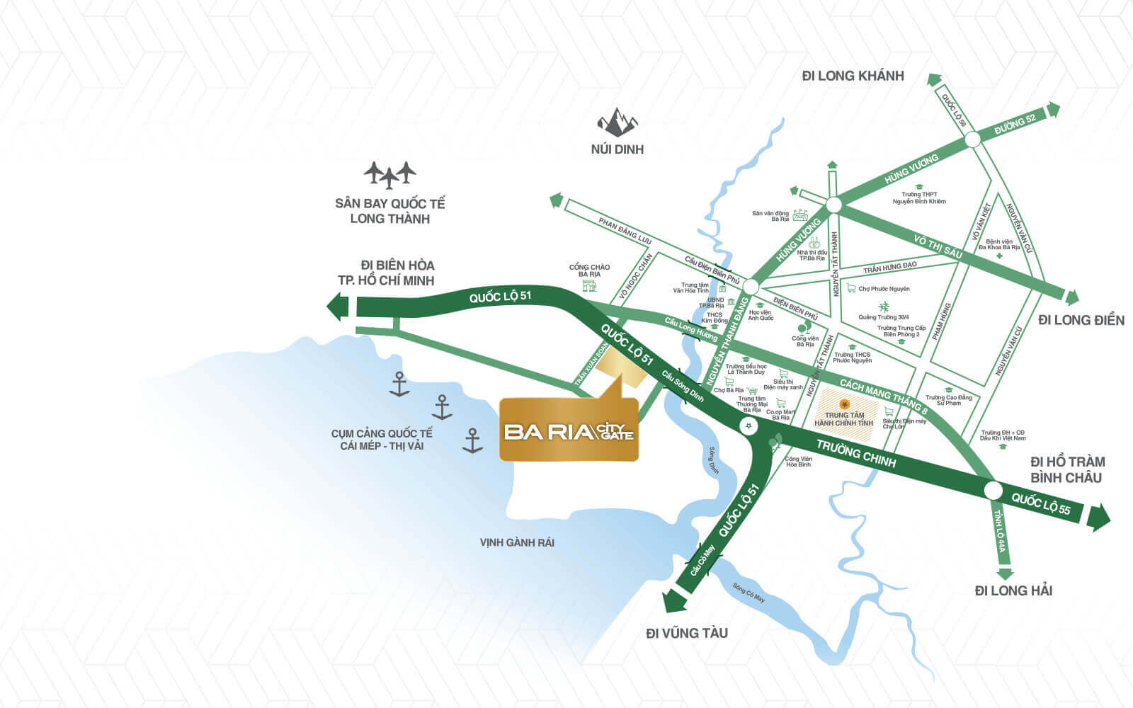 Vị trí baria city gate
