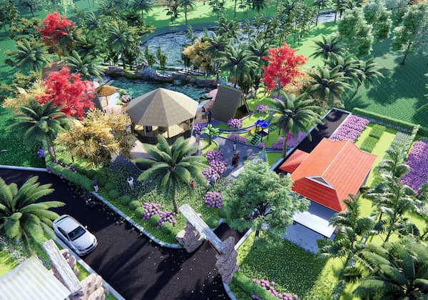 Dự án - đất vườn - nhà vườn - khu sinh thái - khu dân cư - đất nền - Camellia Garden trảng bom đồng nai , chủ đầu tư công ty địa ốc DNA LAND