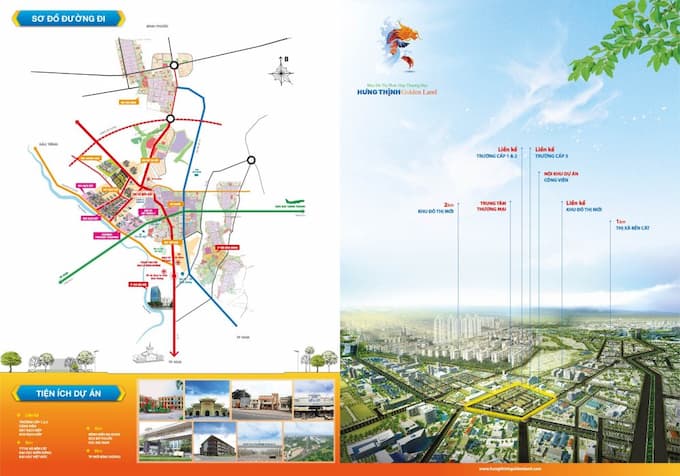 Khu đô thị phức hợp - căn hộ - đất nền – nhà phố – biệt thự – Shophouse Hưng Thịnh Golden Land Long Nguyên, Bàu Bàng Bình Dương
