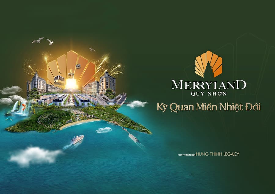 kính mời quý khách hàng tham dự sự kiện ra mắt siêu dự án nghỉ dưỡng Merry Land Quy Nhơn ngày 08/03/2022 tại Gem Center, 8 Nguyễn Bỉnh Khiêm