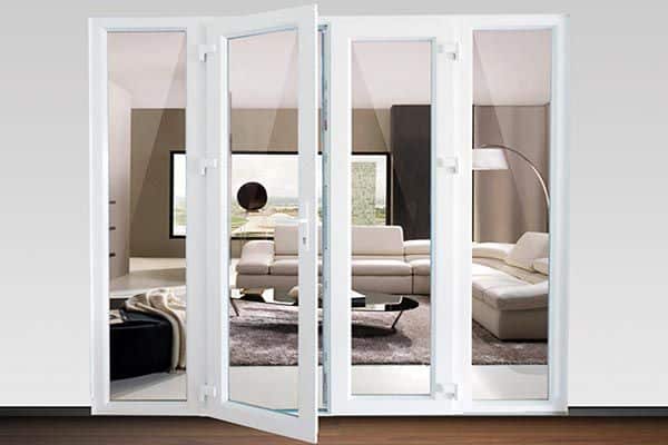 Cửa nhôm xingfa màu trắng sữa