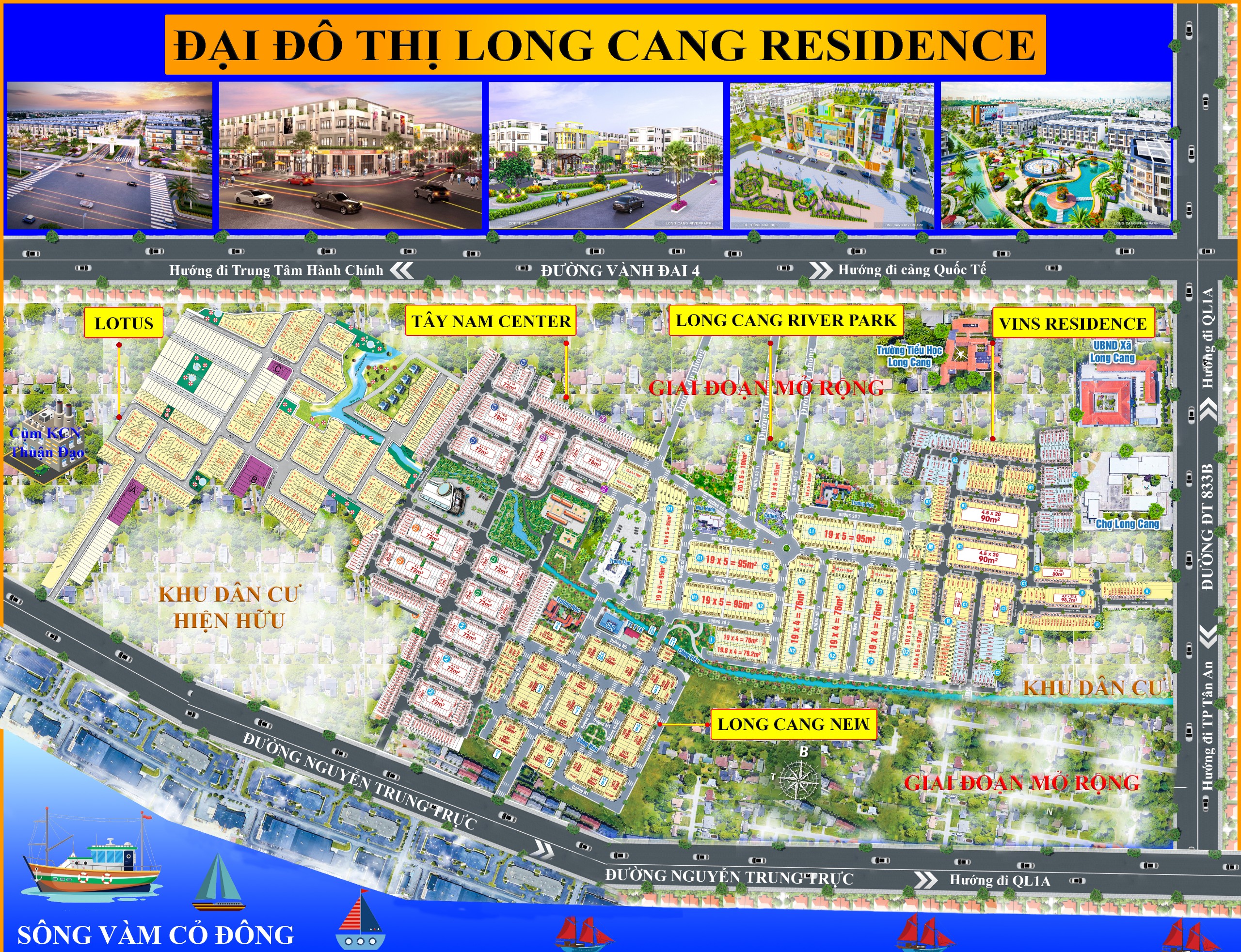 Dự án Khu đô thị Long Cang Residence Long An